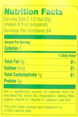Lipton Powdered Iced Tea Mix, Diet Lemon 20 qt
