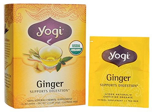 Yogi Ginger Tea, 16 Tea Bags (Pack of 6)