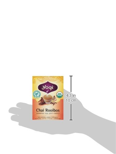 Yogi Chai Rooibos Tea, 16 Tea Bags (Pack of 6)