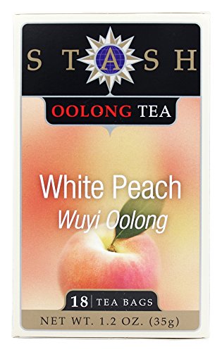Stash Tea – Premium White Peach Oolong Tea with Wuyi Oolong – 18 Tea Bags