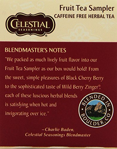 Celestial Seasonings Fruit Tea Sampler, 18 Count (Pack of 6)
