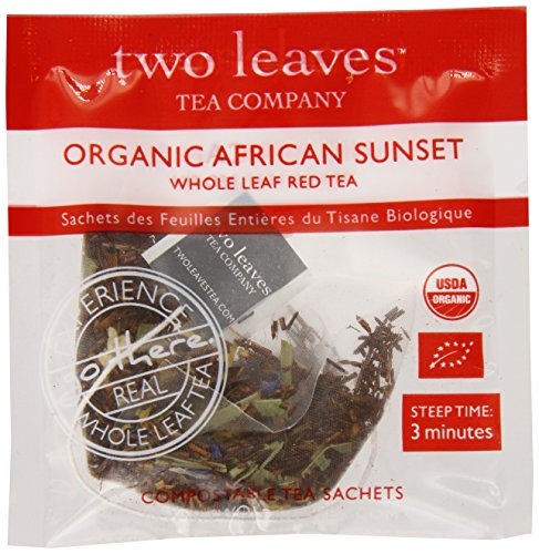 Two Leaves Tea CompanyOrganic African Sunset Red Tea, 100 Count