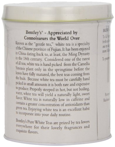 Bentley’s Oriental Treasure White Tea, 50 Count Tin