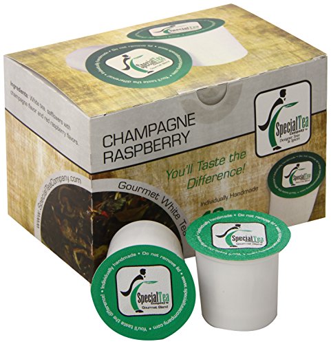 Special Tea Single Serve Cup Champagne Raspberry White Tea, 10 Count