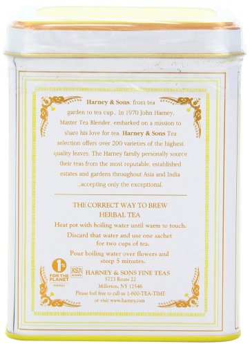 Harney & Sons Classic Chamomile Herbal Tea 0.9 oz/ 26 grams (20 Tea Sachets)