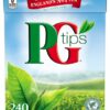 PG Tips Black Tea, Pyramid Tea Bags, 240Count Boxes (Pack of 2)