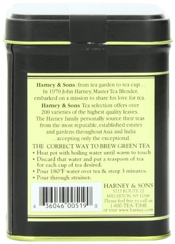 Harney & Sons Japanese Sencha Green Loose Leaf Tea, 4 Ounce Tin