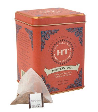 Harney & Sons Pumpkin Spice Rooibos Tea 20 ct Sachet Tin