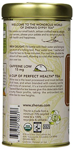 Zhena’s Gypsy Tea,Double Vanilla, 22 Count Tea Sachets