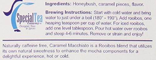 Special Tea Caramel Macchiato Loose Leaf Rooibos Tea, 3 Ounce