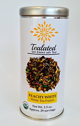 Peachy White Tea, 1.5 Oz., Certified Organic