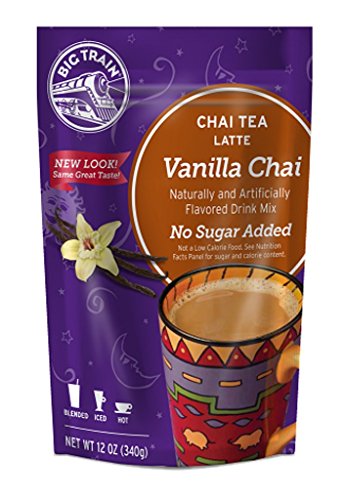 Big Train Chai Tea Latte, No Sugar Added Vanilla, 12 Ounce