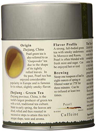 The Tao of Tea, Pearl Green Tea, Loose Leaf, 4.0 Ounce Tin