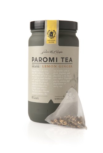 PAROMI TEA Lemon Ginger Tea, Full-Leaf, 13.28-Ounce Bottles (Pack of 3)