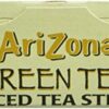 AriZona Green Tea with Ginseng Sugar Free Iced Tea Stix, 10 Count, (Pack of 6)