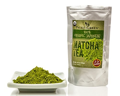 PaleoCrazy Organic Matcha Powder Japanese Tea for Energy, Focus and Weight Loss