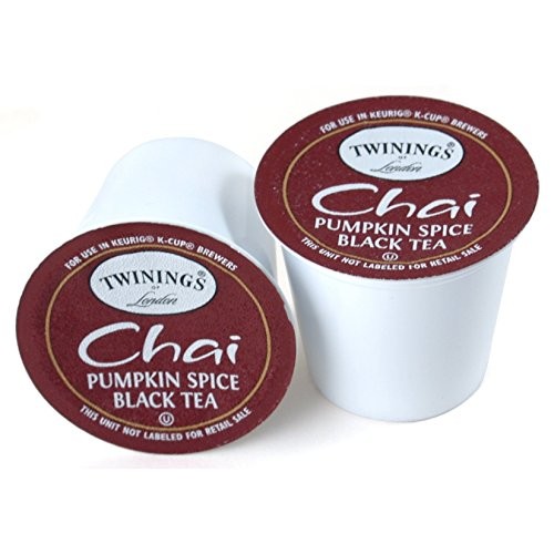 Twinings Pumpkin Spice Chai Tea Keurig K-Cups, 24 Count