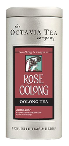 Octavia Tea Rose Oolong (Oolong Tea), 1.23-Ounce Tin