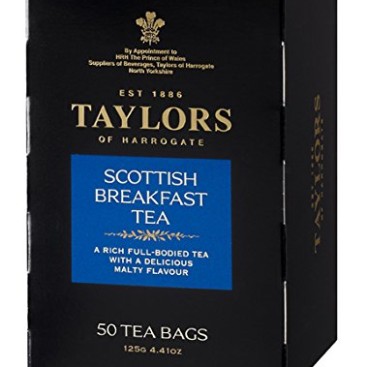 Taylors of Harrogate Scottish Breakfast Tea, 50 Count Tea Bags