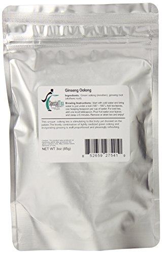 Special Tea Ginseng Oolong Loose Leaf Tea Loose Leaf Tea, 3 Ounce