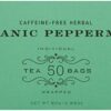 Harney & Sons Organic Peppermint Tea 80g / 2.85 oz (50 Tea Bags)