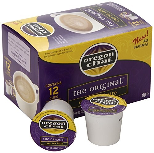 Oregon Chai Oregon Chai Single Serve Cups, 12 Count