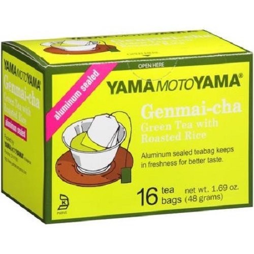 Yamamotoyama Genmai-cha Green Tea with Roasted Rice, 1.69-Ounce Boxes (Pack of 12)