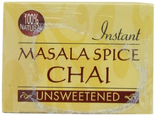 Nature’s Guru Instant Unsweetened Chai, Masala Spice, 10-Count