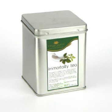 White Lotus Anti Aging-Jiaogulan Tea -Gynostemma-Jiao Gu Lan Tea- Premium grade ‘Immortality tea’ in Pyramid tea bags- Free from Caffeine!- BY FAMOUS ANTI AGING EXPERTS