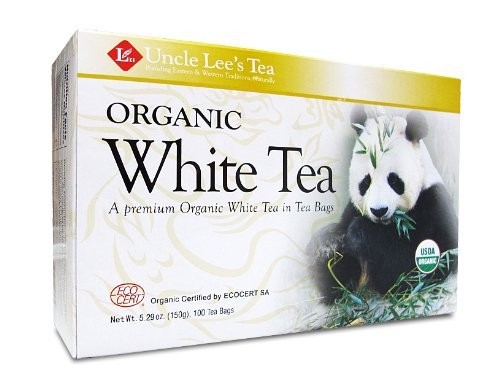 Uncle Les’s Tea- Organic White Tea, premium organic White Tea in Tea Bags 100ct