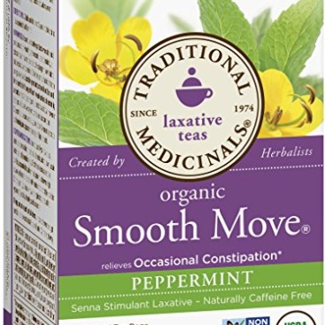 Traditional Medicinals Organic Smooth Move Peppermint Tea, 16 Tea Bags