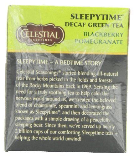 Celestial Seasonings Sleepytime Decaf Blackberry Pomegranate Tea, 20 Count