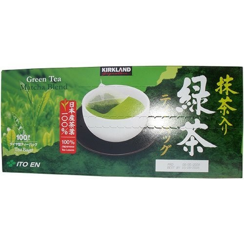 Kirkland Signature Ito En Matcha Blend (Green Tea), 100% Japanese Green Tea Leaves,