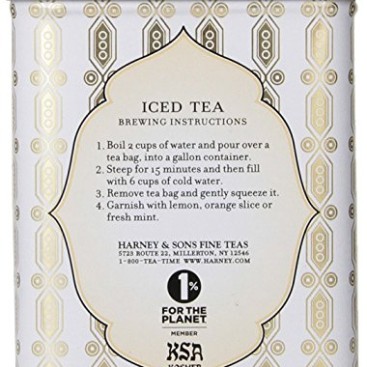 Harney & Sons Peach Iced Tea 3 oz / .11 g (6 Brew Pouches)