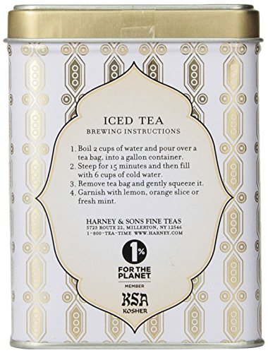 Harney & Sons Peach Iced Tea 3 oz / .11 g (6 Brew Pouches)