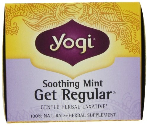 Yogi Soothing Mint Get Regular Tea, 16 Tea Bags (Pack of 6)