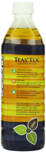 Teas’ Tea, Unsweetened Golden Oolong Tea, 16.9 Ounce (Pack of 12)