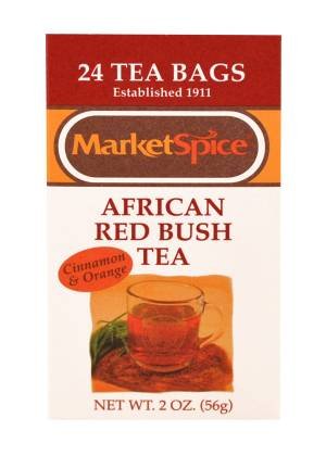 Cinnamon-Orange African Red Bush Teabags (Rooibos)