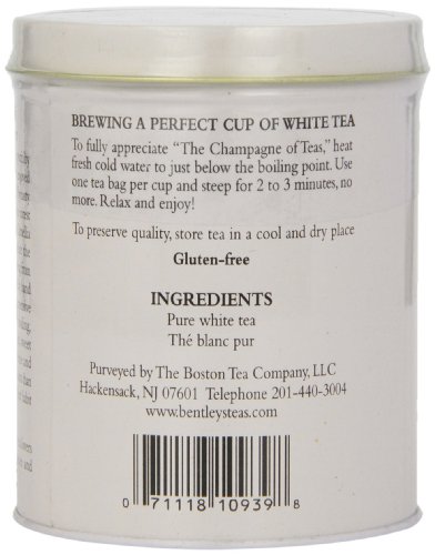 Bentley’s Oriental Treasure White Tea, 50 Count Tin