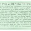 Triple Leaf Tea, Tea Bags, White Peony Tea, 1.34 Oz  Bags, 20-Count Boxes (Pack of 6)