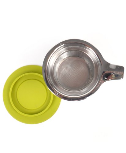 Brew-In-Mug Extra Fine Tea Infuser with Lid