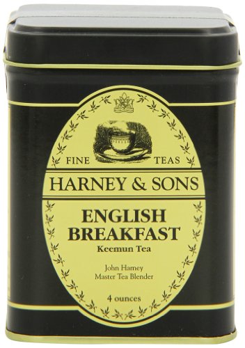 Harney & Sons English Breakfast Loose Leaf Tea, 4 Ounce Tin