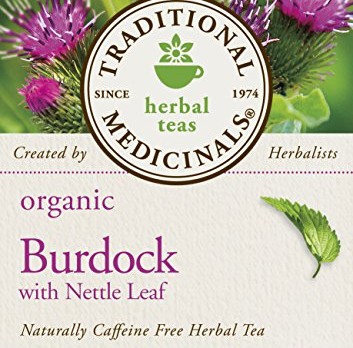 Traditional Medicinals Organic Burdock with Nettle Leaf Tea, 16 Tea Bags