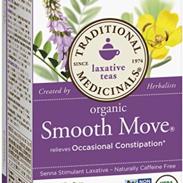 Traditional Medicinals Organic Smooth Move Tea, 16 Tea Bags (Pack of 6)