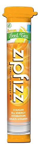 Zipfizz Healthy Energy Drink Mix Lemon Iced Tea FFP ,30 Count
