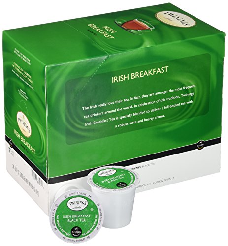 Twinings Irish Breakfast Tea K-Cups, 48 Count