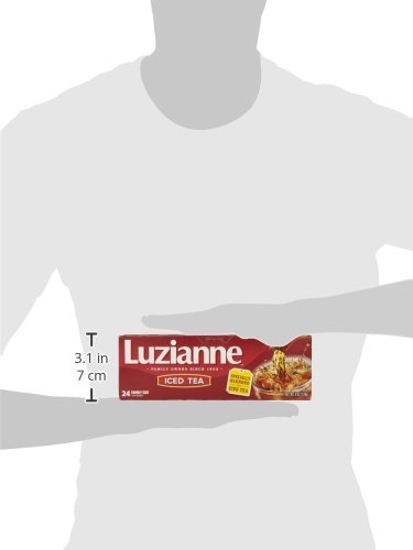 Luzianne Iced Tea, Family Quart Tea Bags, 24-Count Boxes (Pack of 12)