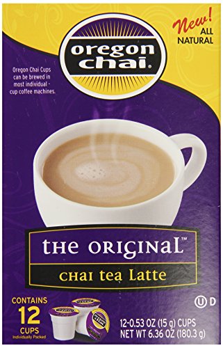 Oregon Chai Oregon Chai Single Serve Cups, 12 Count