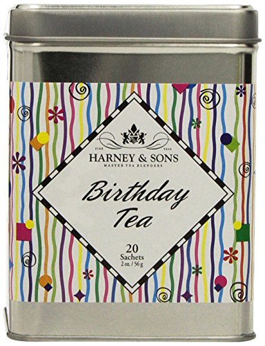 Harney and Sons Birthday Tea Tin, 20 Sachets
