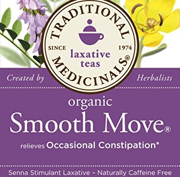 Traditional Medicinals Organic Smooth Move Tea, 16 Tea Bags (Pack of 6)